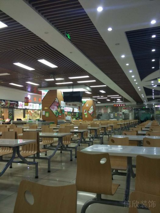 深圳南山寶旭快餐廳裝修_就餐區