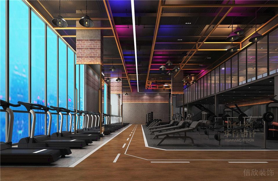 FITNESS健身房設計_跑步區(qū)