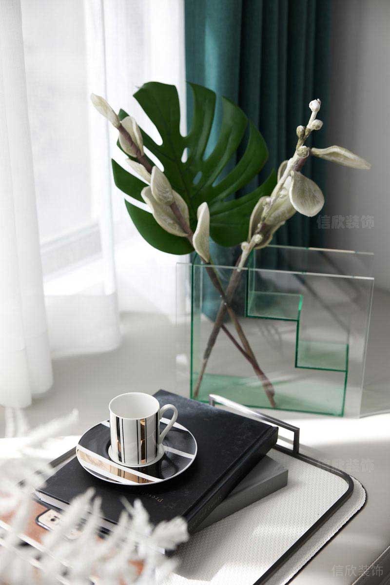 辦公室現(xiàn)代輕奢風(fēng)休閑茶幾簡歐咖啡杯效果圖