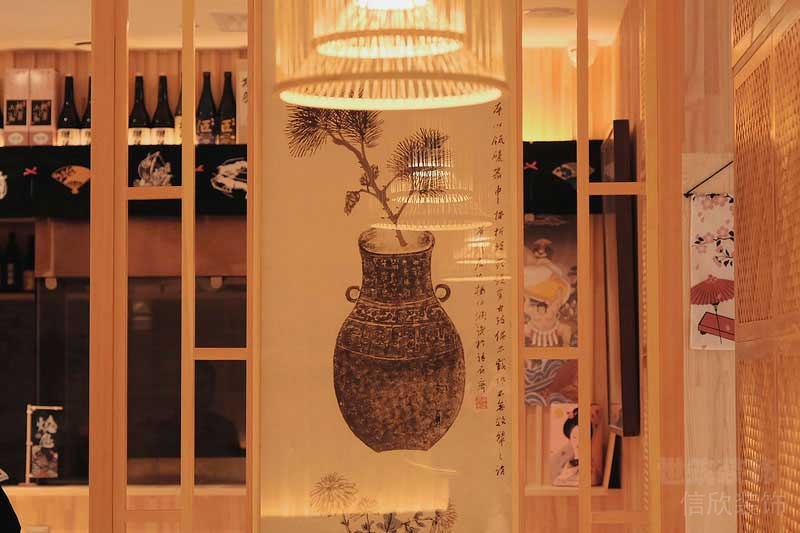 日式風(fēng)格餐廳卡座吊燈