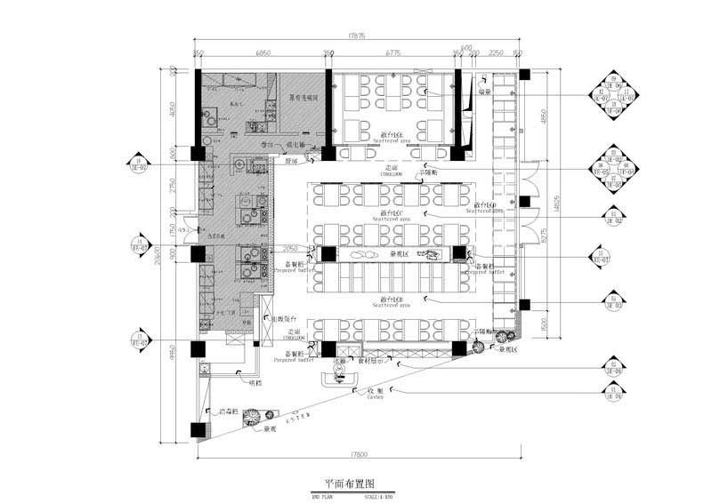 現(xiàn)代風(fēng)格辦公室平面布置圖