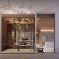 現(xiàn)代風格展廳空間綠植櫥窗