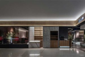 深圳羅湖工業(yè)風(fēng)火鍋店裝修設(shè)計(jì)外立面門(mén)頭形象效果圖