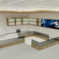 簡約北歐風辦公空間產(chǎn)品展廳效果圖