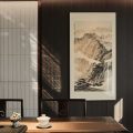 新中式風(fēng)格辦公空間裝修案例茶室設(shè)計圖