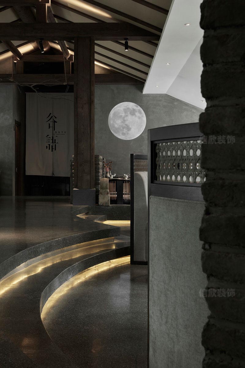 深圳西鄉(xiāng)餐飲裝修設(shè)計公司案例 用餐區(qū)
