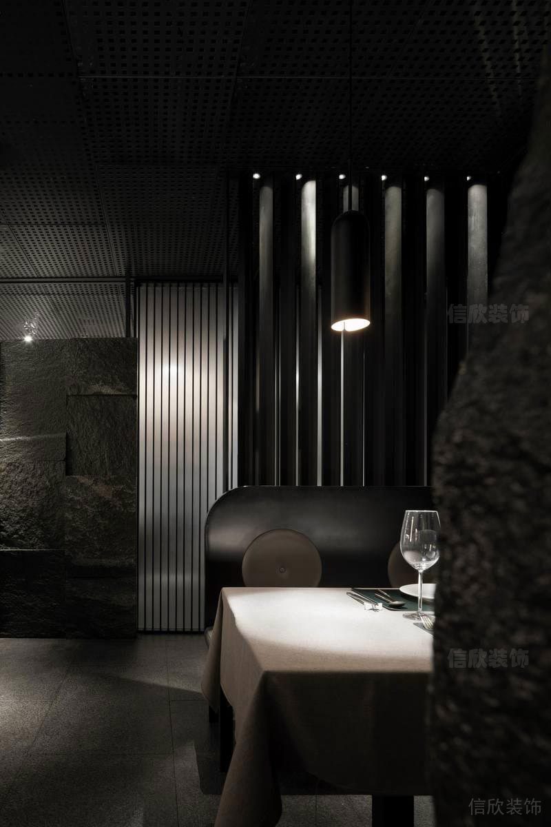 深圳觀瀾餐飲裝修設(shè)計公司案例材料元素