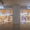 生活館現(xiàn)代超市裝修燈飾效果商場現(xiàn)代墻柱門框設計圖