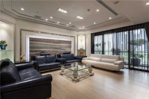 深圳龍華新區(qū)簡歐風(fēng)格家居裝修設(shè)計(jì)客廳效果圖