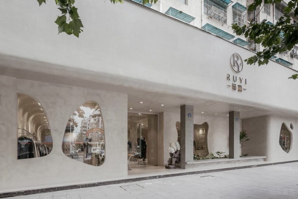 深圳市南山區前?，F代風女裝店裝修設計門面二