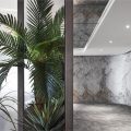 深圳寶安榮超濱海大廈現代新中式辦公室裝修設計方案 入口